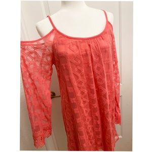Long sleeve off shoulder dress